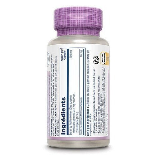 Feuille d'Olivier - 250 mg - 30 Gélules - Solaray