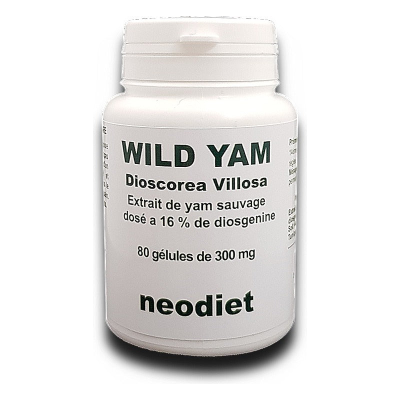 Extrait de Yam Sauvage 300 mg à 16% de Diosgénine - 80 Gélules - Vital Osmose