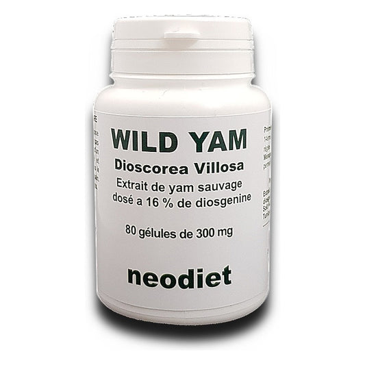 Extrait de Yam Sauvage 300 mg à 16% de Diosgénine - 80 Gélules - Vital Osmose