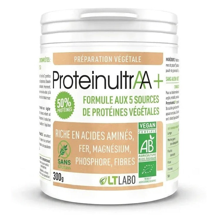 Proteinultraa+ - Sans Gluten - 300 g - Bio - LT Laboratoire