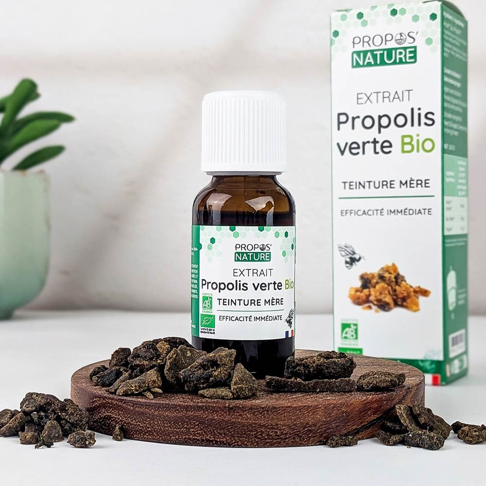 Extrait Hydroalcoolique de Propolis Verte - 20 ml - Bio - Propos'Nature