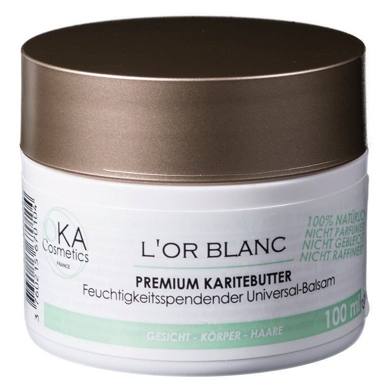 L'Or Blanc Beurre de Karité Premium - 100 ml - Bio - OKA Cosmetics