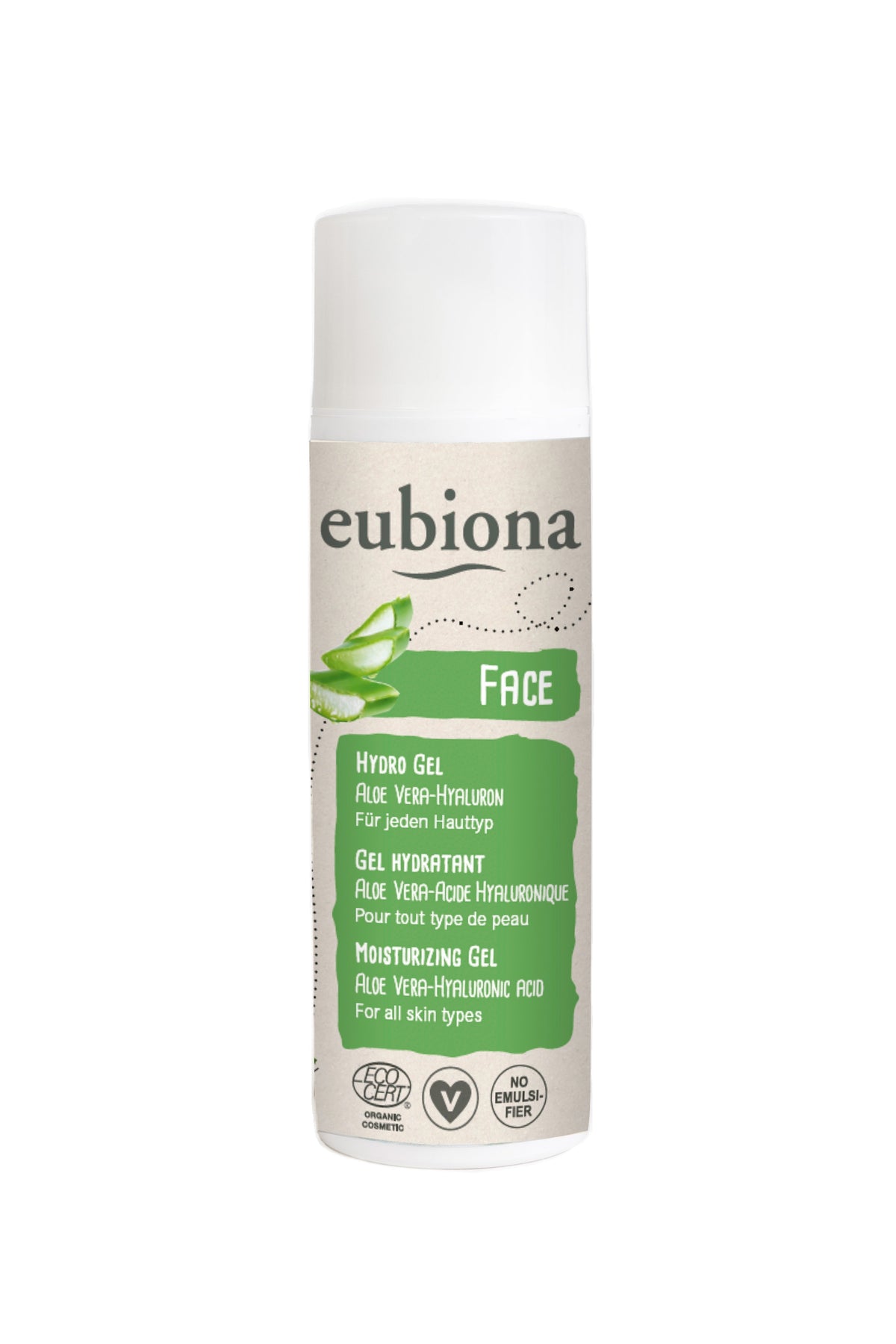 Gel Hydratant Visage Aloé - Vera - 50 ml - Eubiona