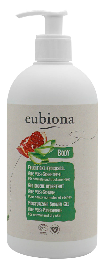 Gel Douche Hydratant Aloe Vera - 500 ml - Eubiona