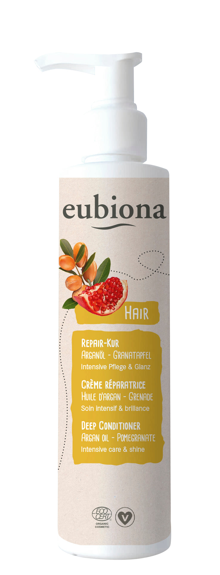 Crème Réparatrice Hair - 125 ml - Eubiona