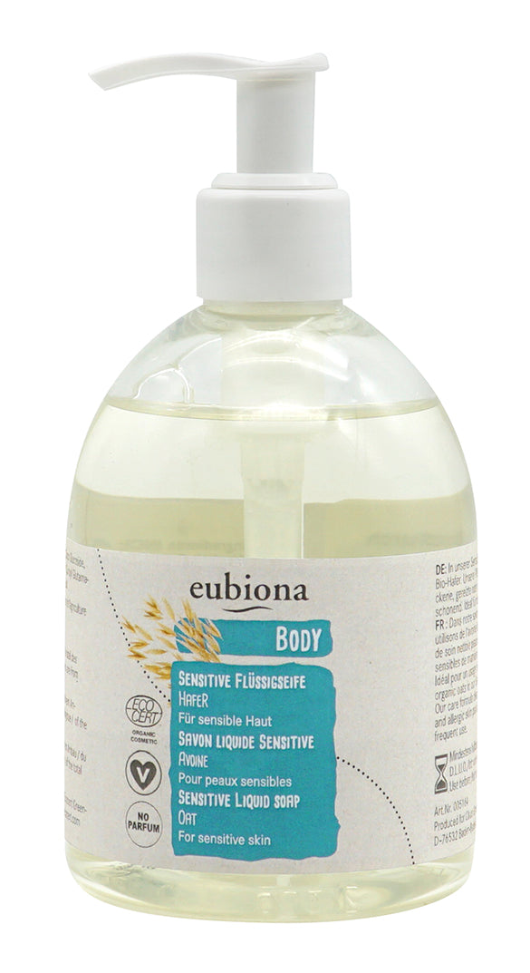 Savon Liquide Avoine Sensitive - 300 ml - Eubiona