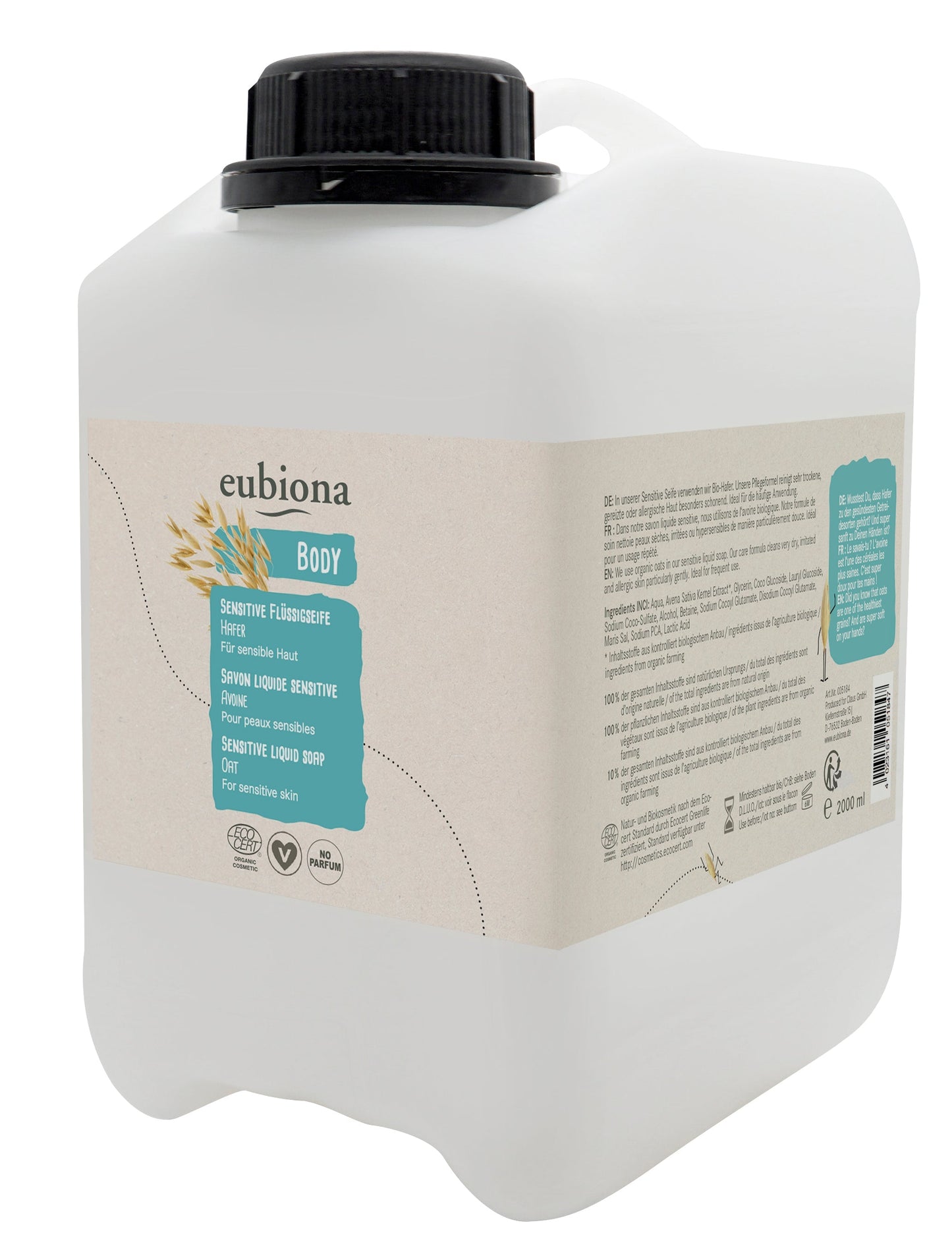 Savon Liquide Sensitive - 2 l - Eubiona