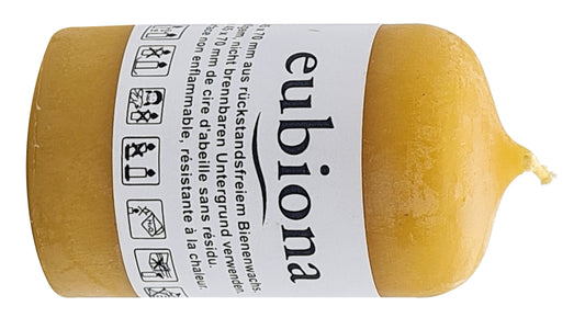 Bougie Cire D'Abeille 45x70 mm - 1 Pièce - Bio - Eubiona