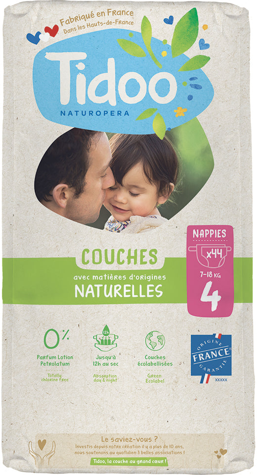 Couches Écologiques T4 - 7-18 kg - Tidoo