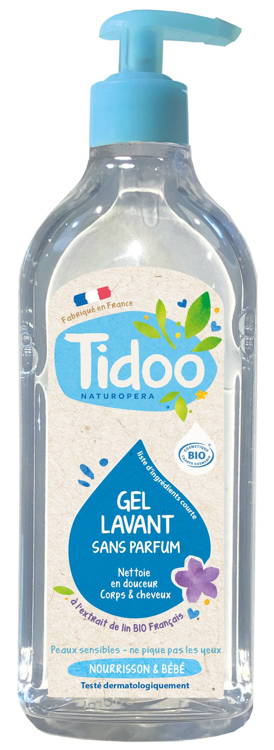 Gel Lavant Ultra Doux au Calendula - 475 ml - Bio - Tidoo