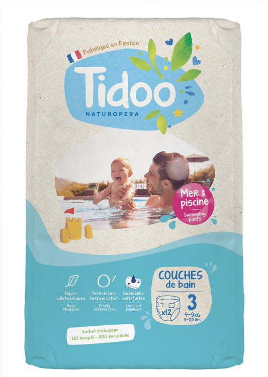 Couches de Bain T3 - Small 4-9 kg - Single Pack - Tidoo