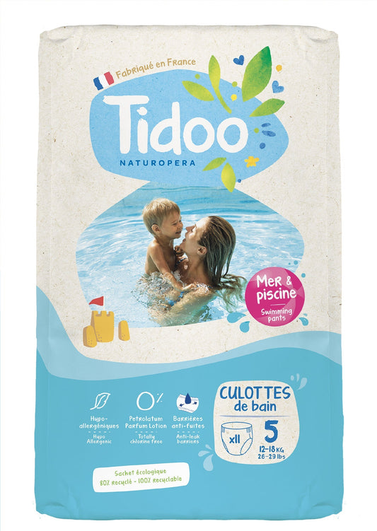 Couches de Bain T5 - Maxi 12-18 kg - Single Pack - Tidoo