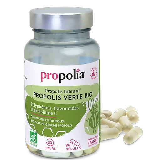 Gélules de Propolis Verte - 90 Gélules - Bio - Propolia