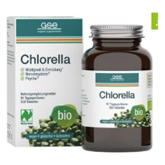 Chlorella Comprimé - 550 Comprimés de 500 mg - Bio - GSE