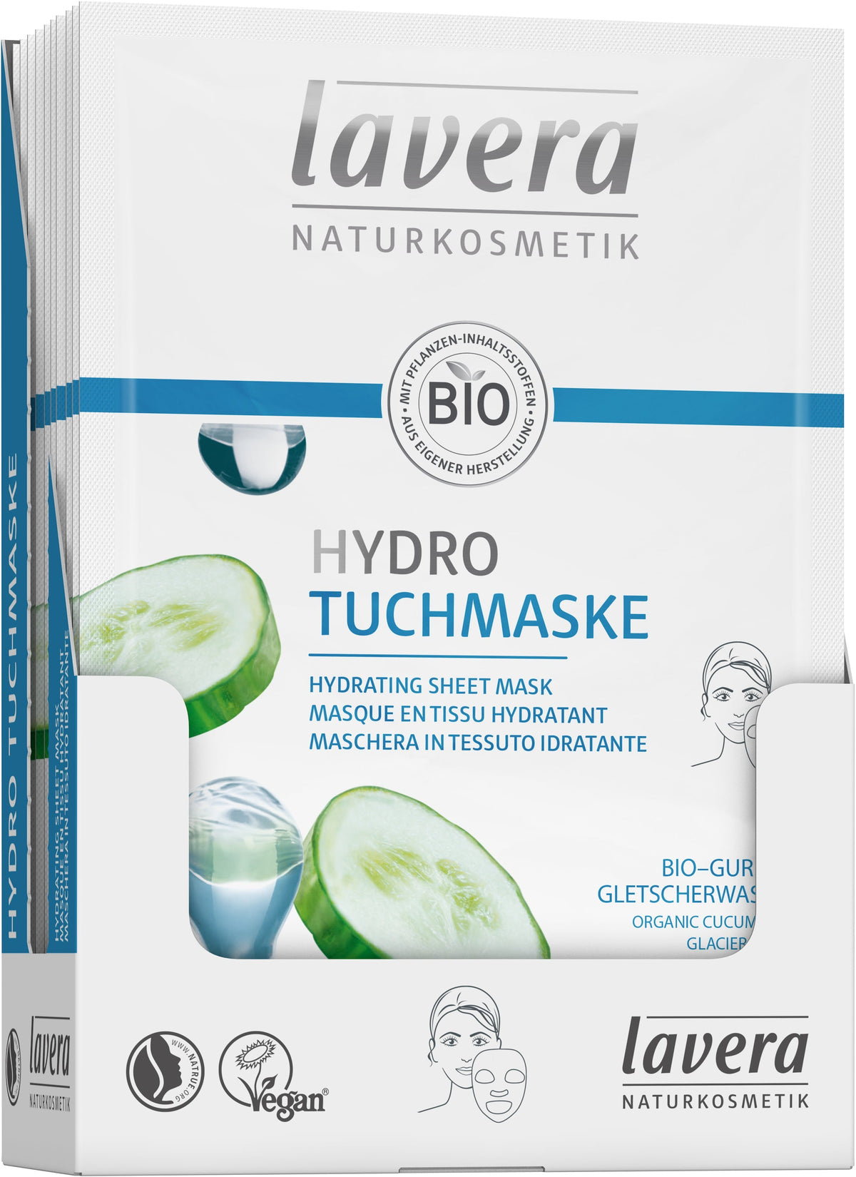 Masque en Tissu Hydratant - 21 ml - Lavera