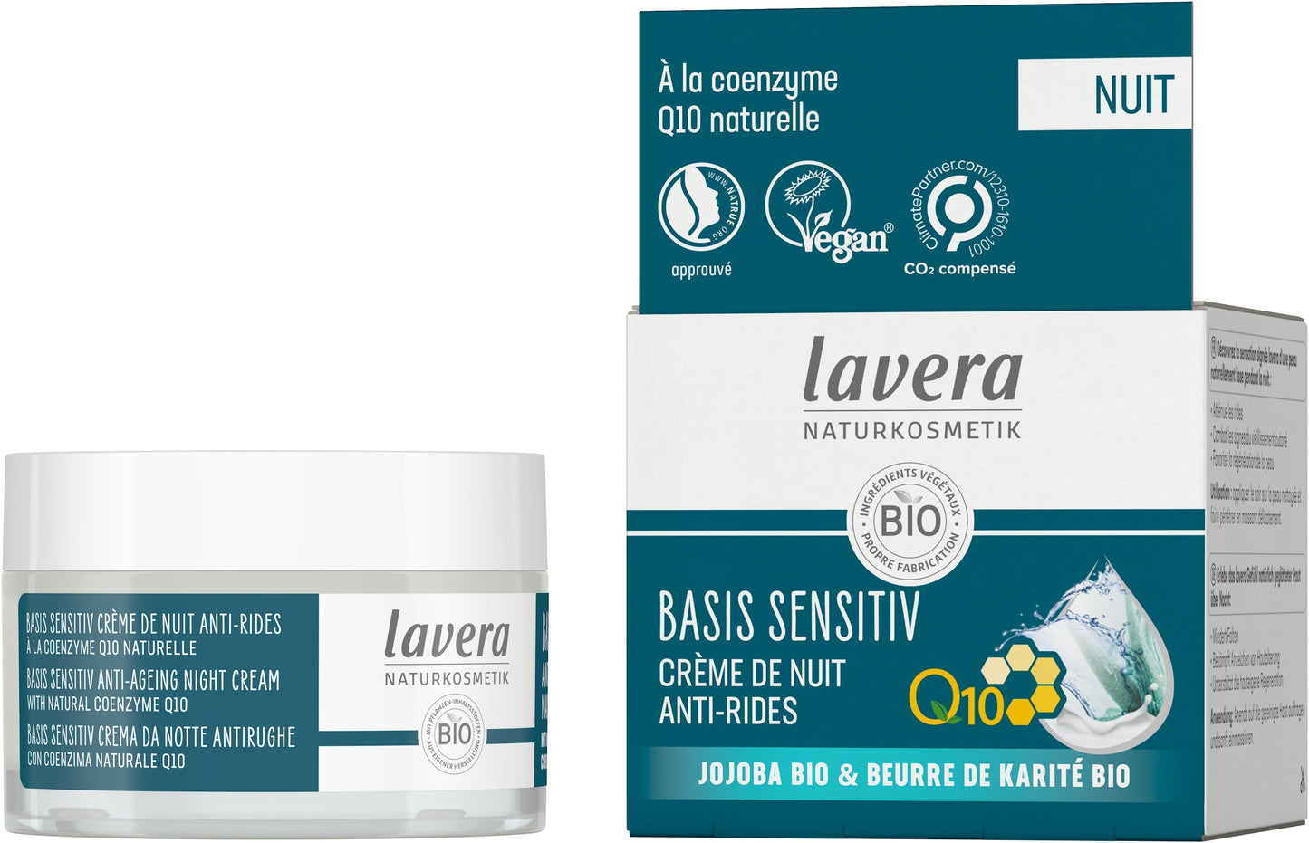 BS Crème de Nuit Anti-Rides Q10 - 50 ml - Lavera