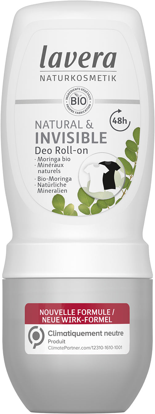Deo Roll-On Natural & Invisible - 50 ml - Lavera