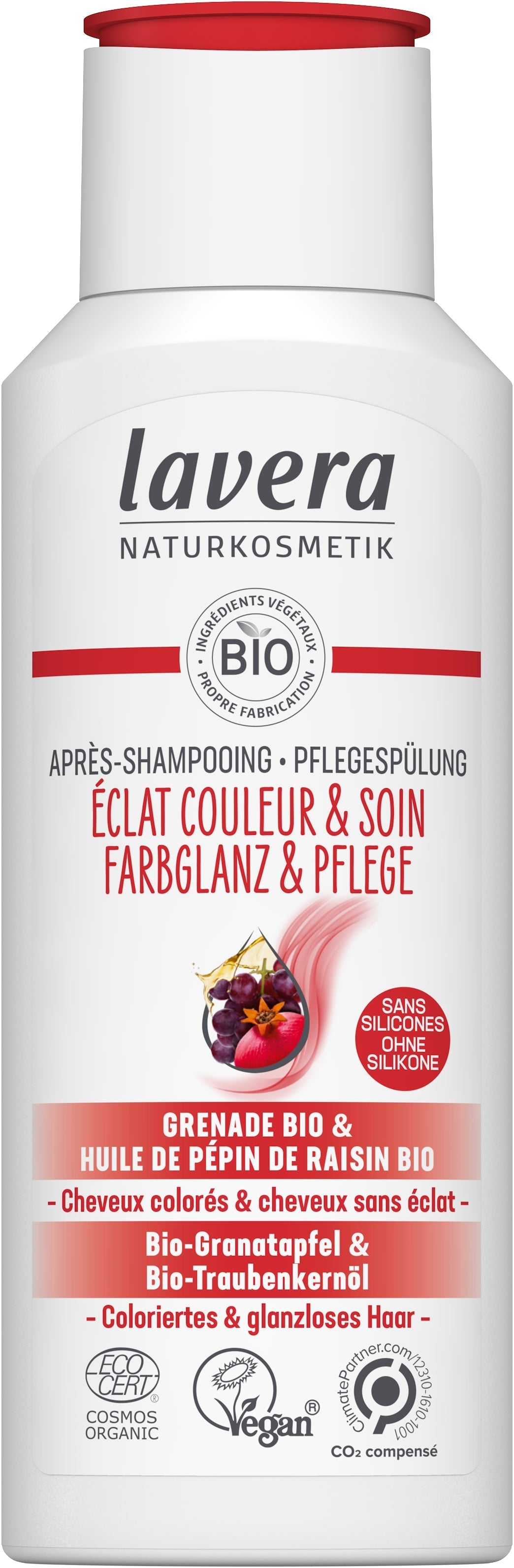 Après-Shampooing Éclat Couleur - 200 ml - Lavera