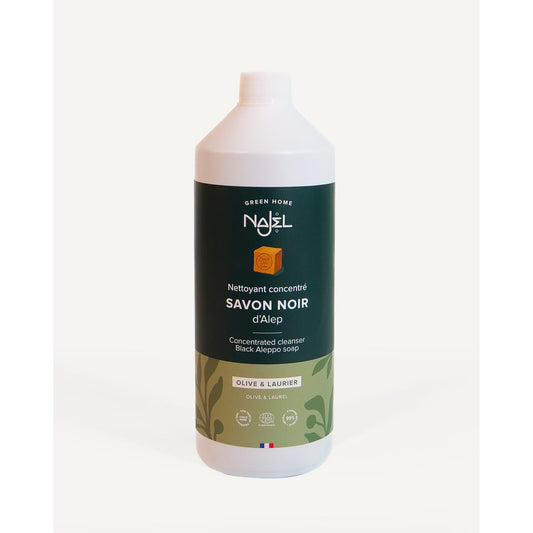 Savon Noir d'Alep Liquide à l'Huile d'Olive - 1 L - Ecodétergent - Najel