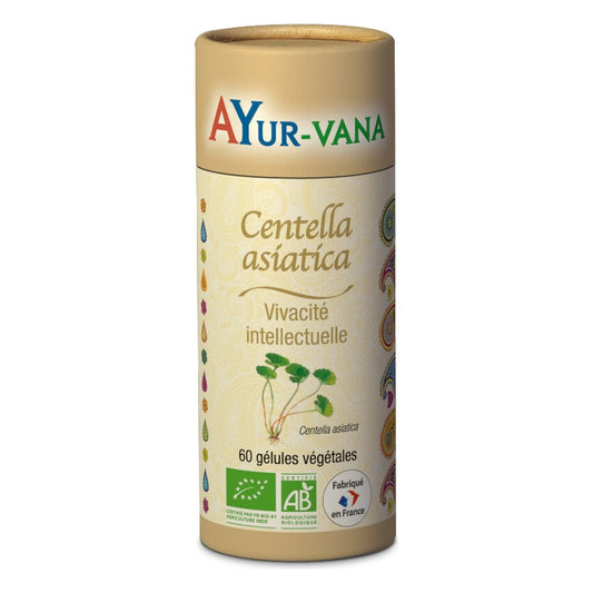 Centella Asiatica - 60 Gélules Végétales - Bio - Ayur-Vana