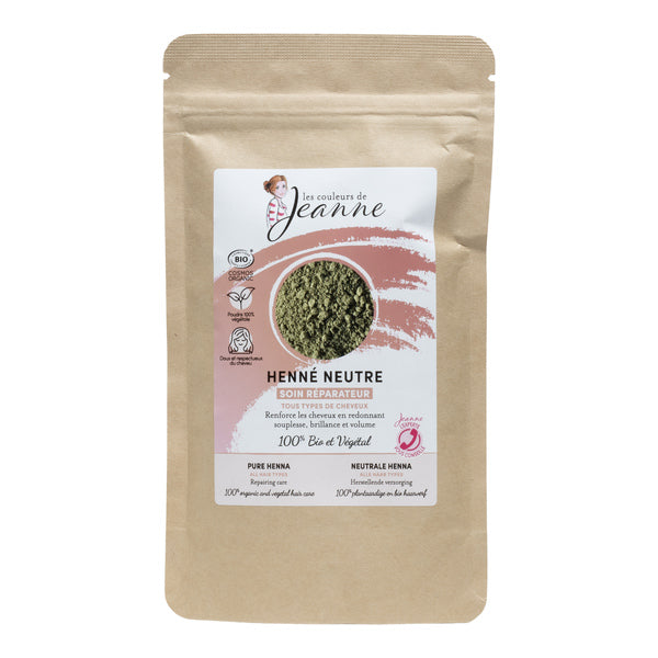 Soin Henné Neutre Réparateur - 100 g - Les Couleurs de Jeanne