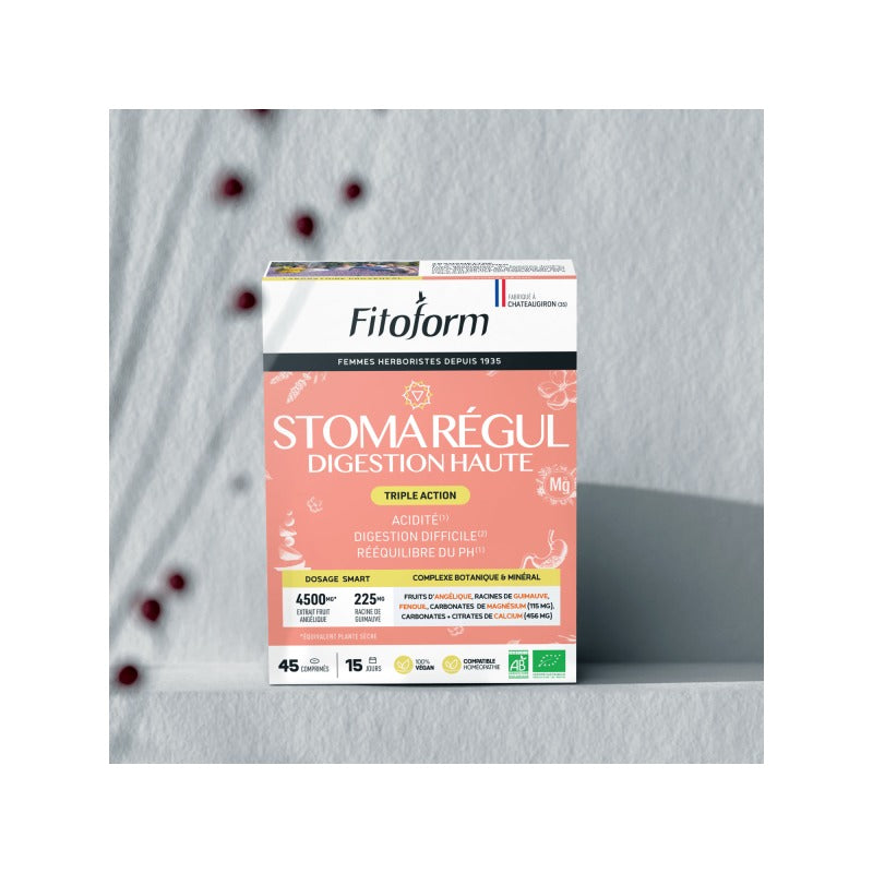 Stoma Régul Digestion Haute - 45 Comprimés - Bio - Fitoform