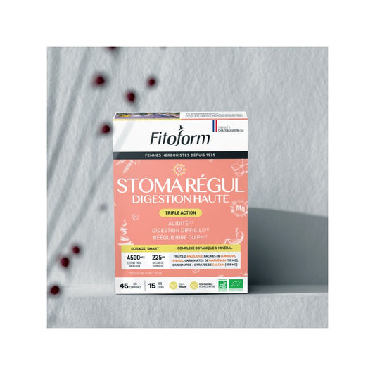Stoma Régul Digestion Haute - 45 Comprimés - Bio - Fitoform
