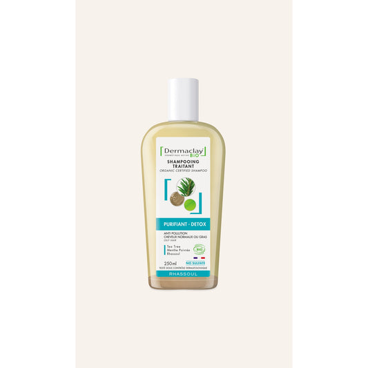 Shampooing Purifiant Détox - 250 ml - Bio - Dermaclay