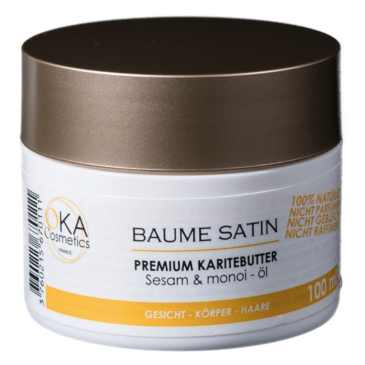 Baume Satin Beurre de Karité Premium - Bio - OKA Cosmetics - 100 ml