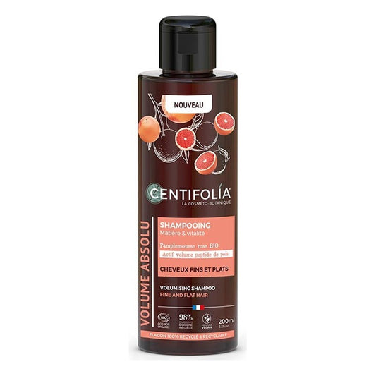 VOLUME ABSOLU Shampooing Volume Cheveux Fins et Plats - 200 ml - Cosmos Organic - Centifolia