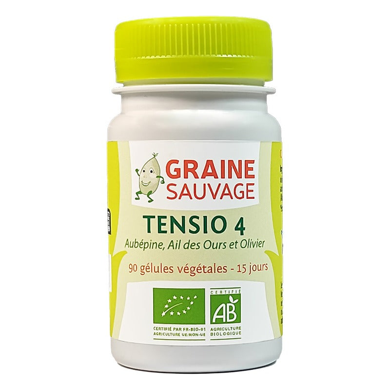 Tensio 4 - 90 Gélules Végétales - Bio - Graine Sauvage