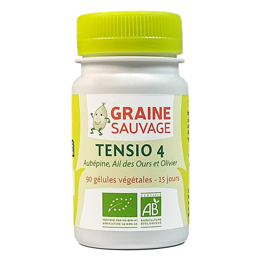 Tensio 4 - 90 Gélules Végétales - Bio - Graine Sauvage