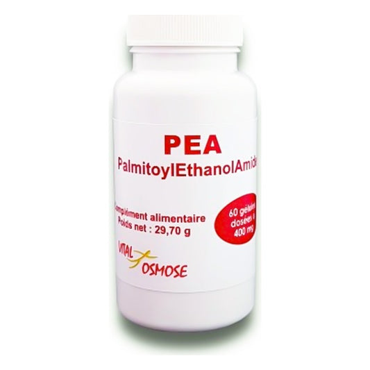 PEA 400 mg Palmitoy Ethanol Amide - 60 Gélules - Vital Osmose