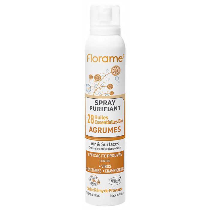 Spray Purifiant Agrumes - Bio - 180 ml - Florame