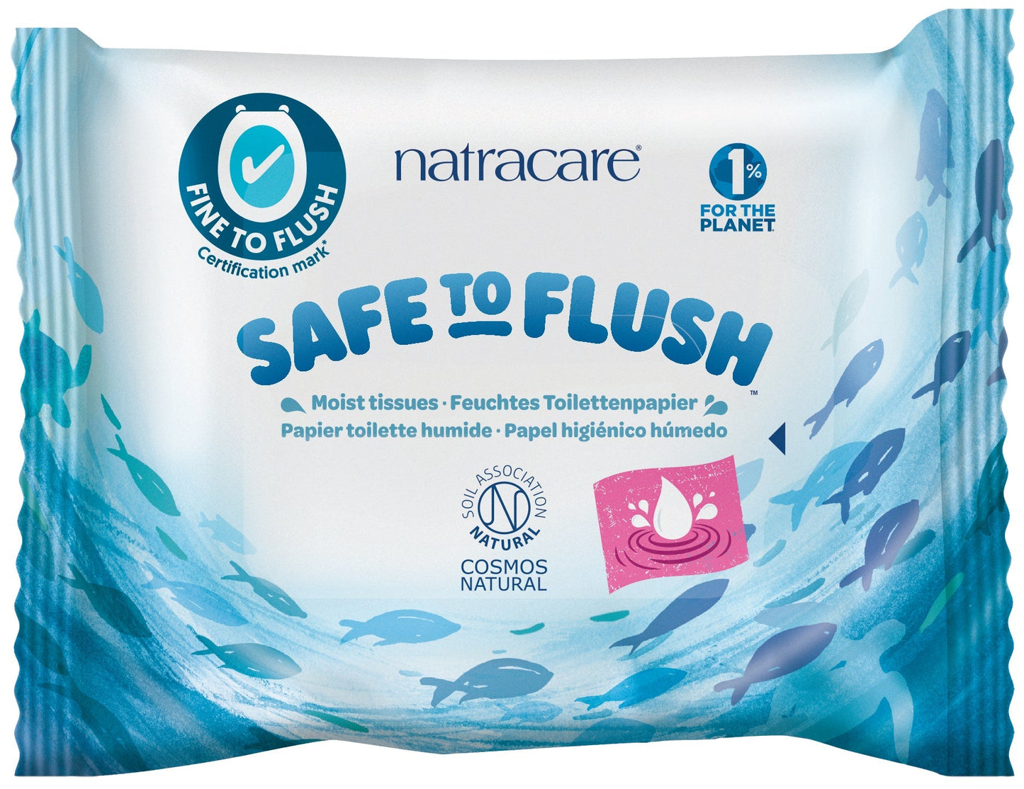 Papier Toilette Humide - 30 Lingettes - Bio - Natracare