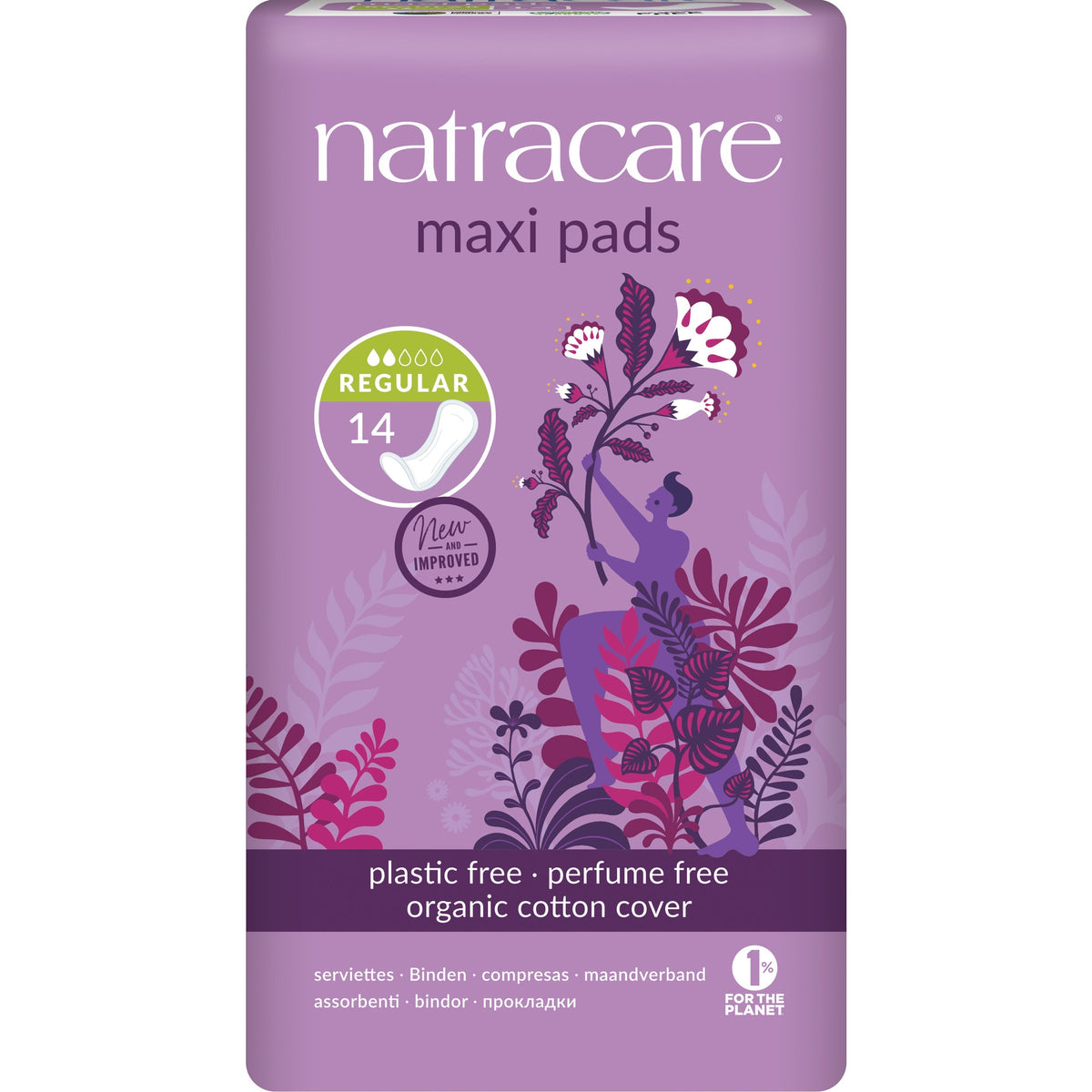 Serviettes Hygiéniques Normales - 14 Serviettes - Bio - Natracare