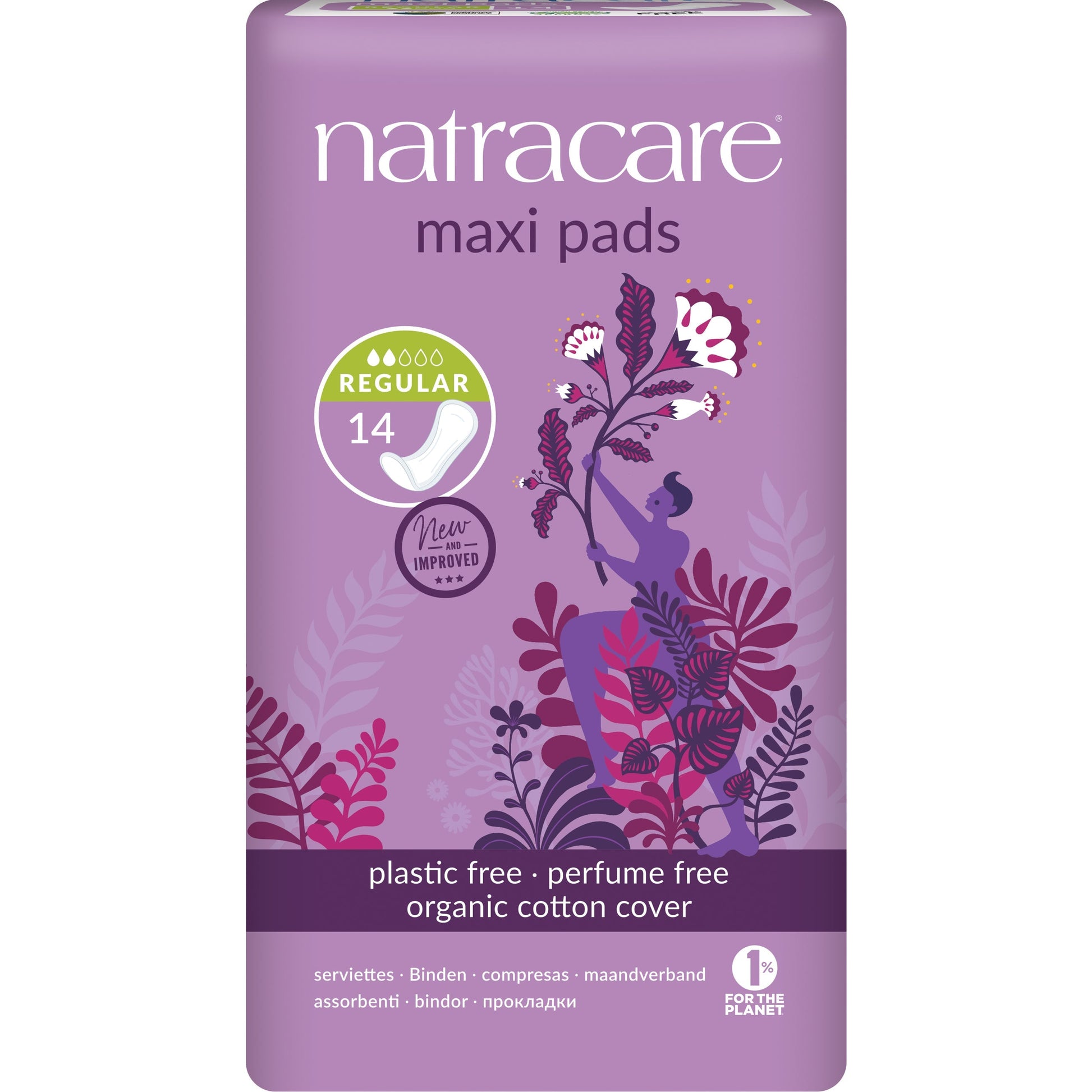 Serviettes Hygiéniques Normales - 14 Serviettes - Bio - Natracare