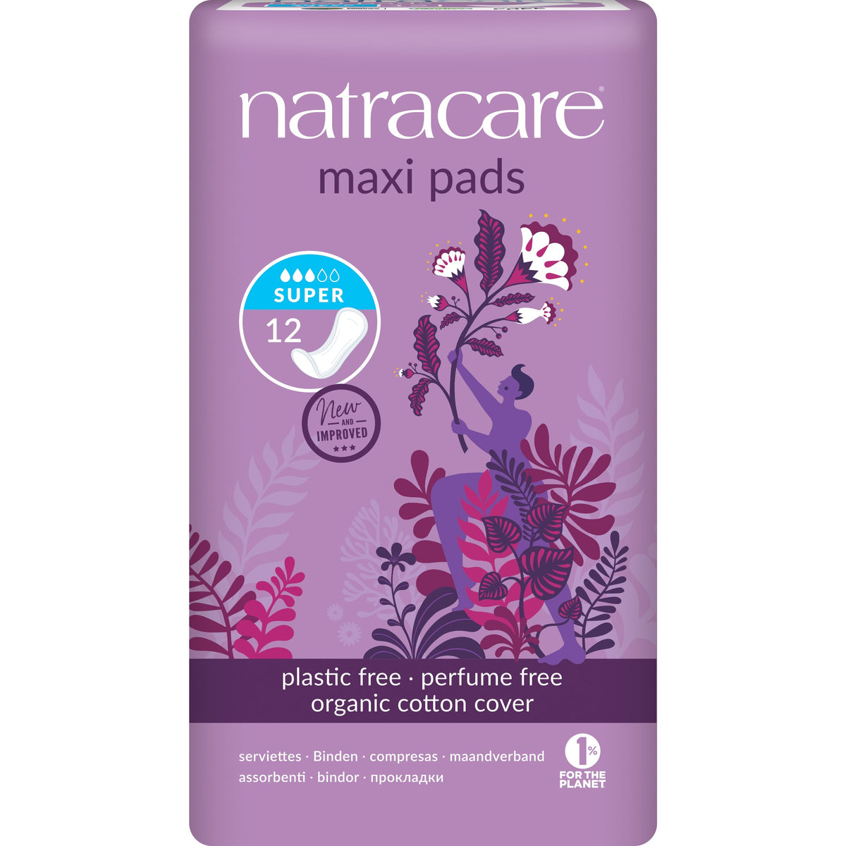 Serviettes Hygiéniques Super - 12 Serviettes - Bio - Natracare