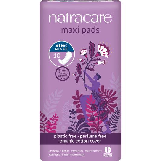 Serviettes Nuits - 10 Serviettes - Bio - Natracare