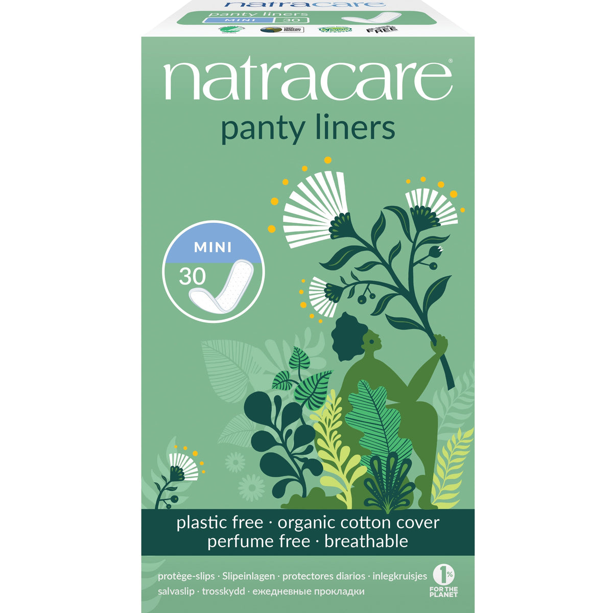 Protège-Slip Mini - 30 Protège-slips - Bio - Natracare