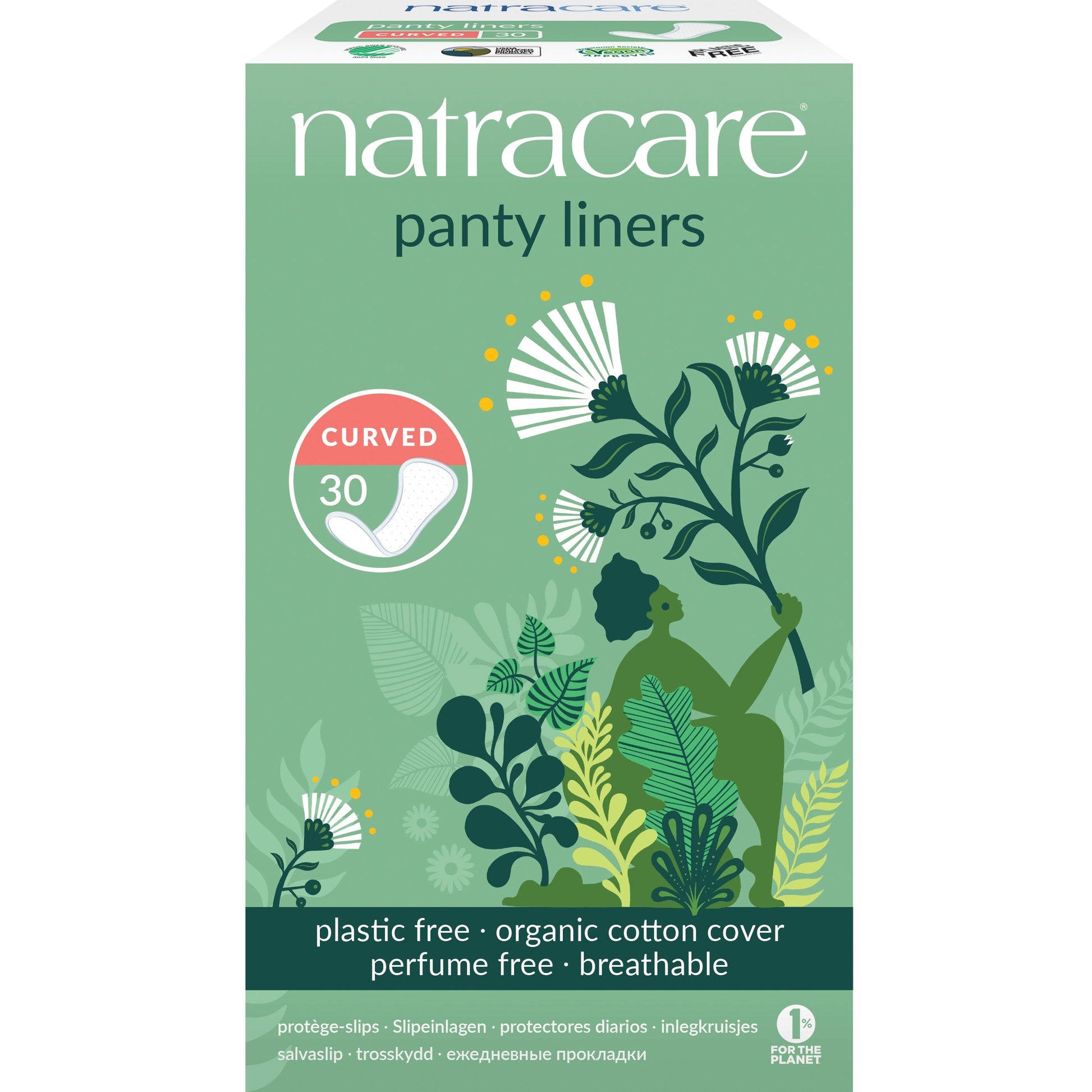 Protège-Slip Galbé - 30 Protège-slips - Bio - Natracare