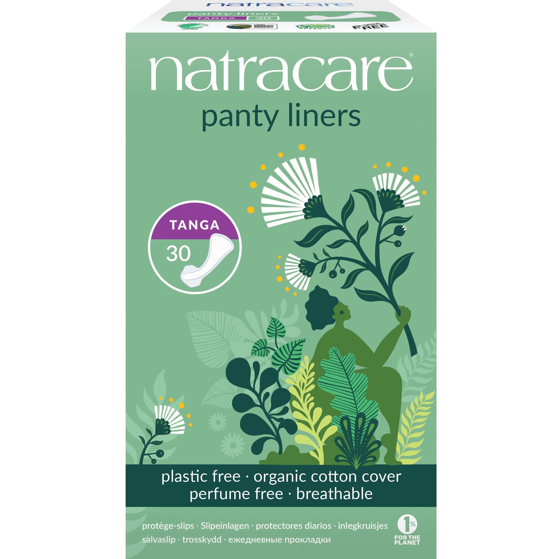 Protège-slip String - 30 Protège-slips - Bio - Natracare