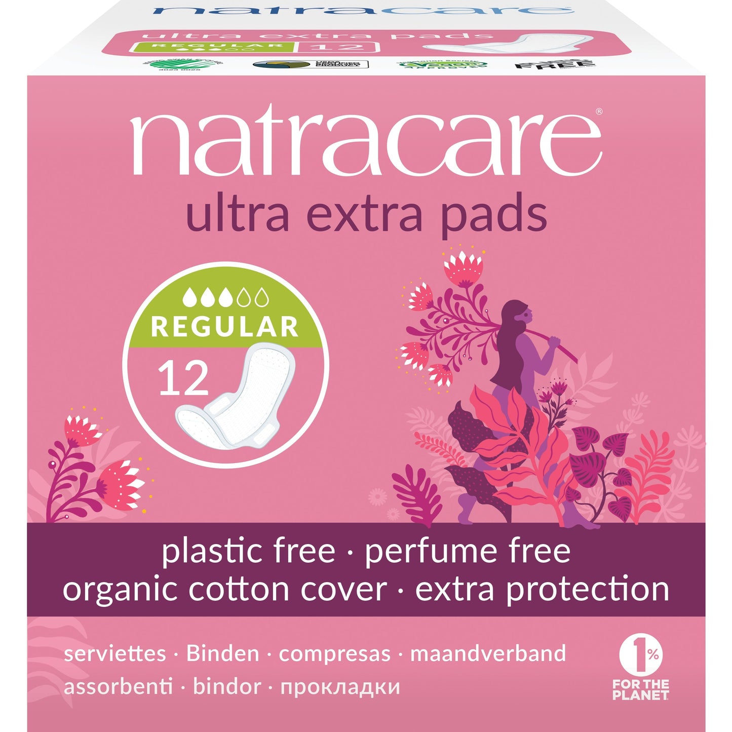 Serviettes Ultra Extra Normal - 20 Tampons - Bio - Natracare