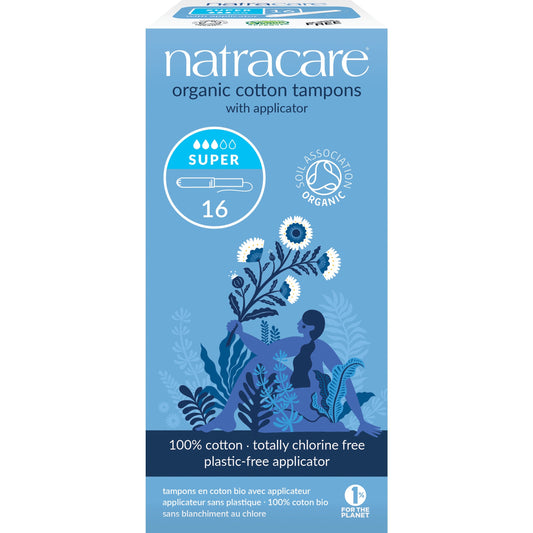 Tampon Super Applicateur - 16 Tampons - Bio - Natracare