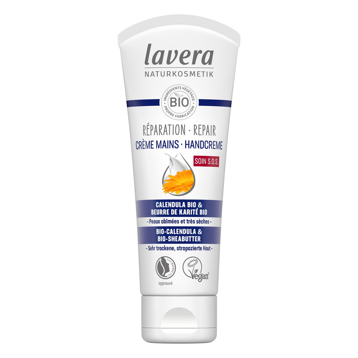 Réparation Crème Mains - 75 ml - Lavera