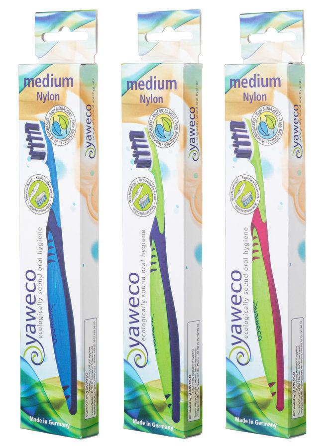 Brosse Dents Nylon Medium - 1 Pièce - Yaweco