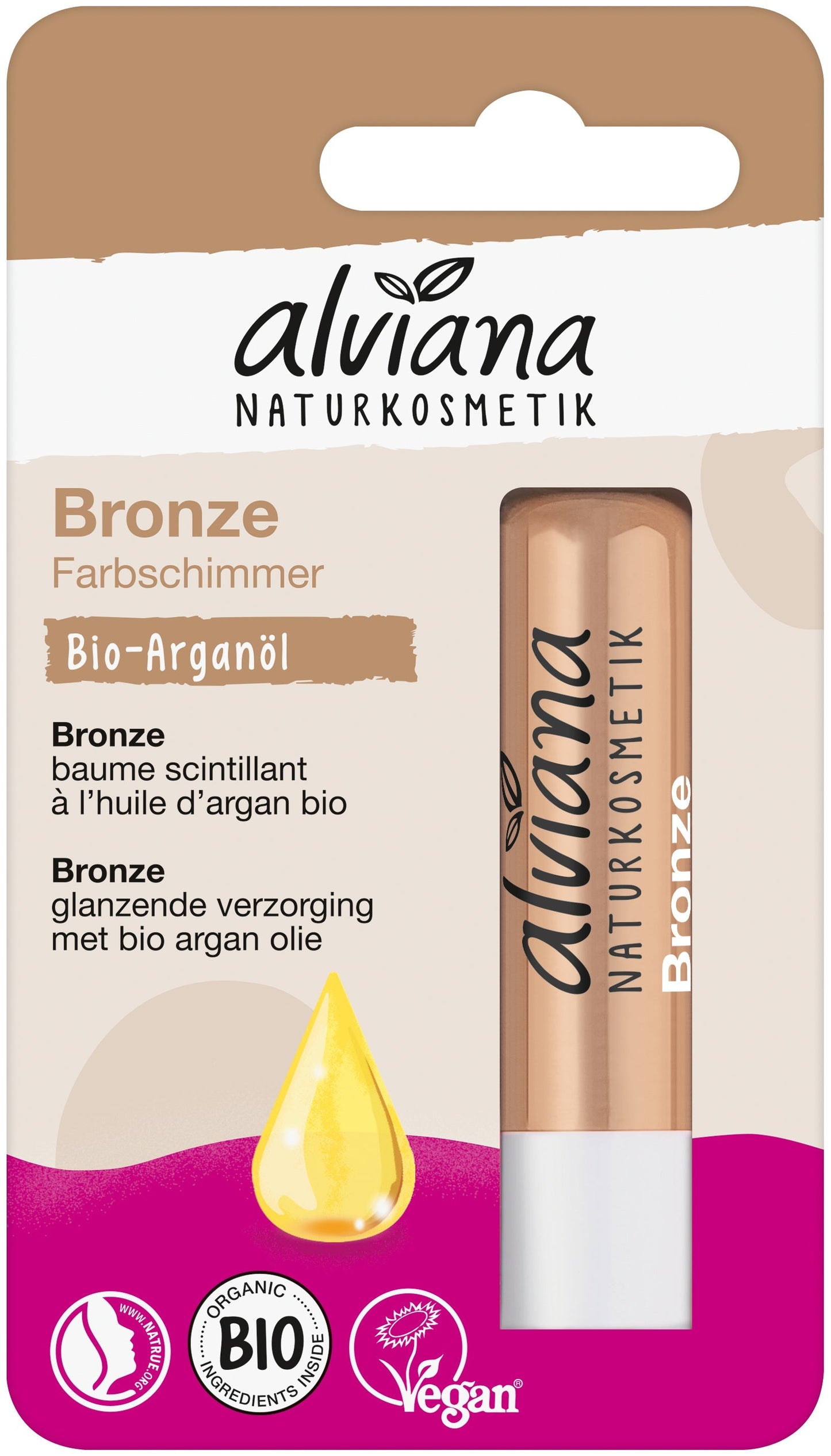 Baume à Lèvres Bronze - 4,5 g - Alviana