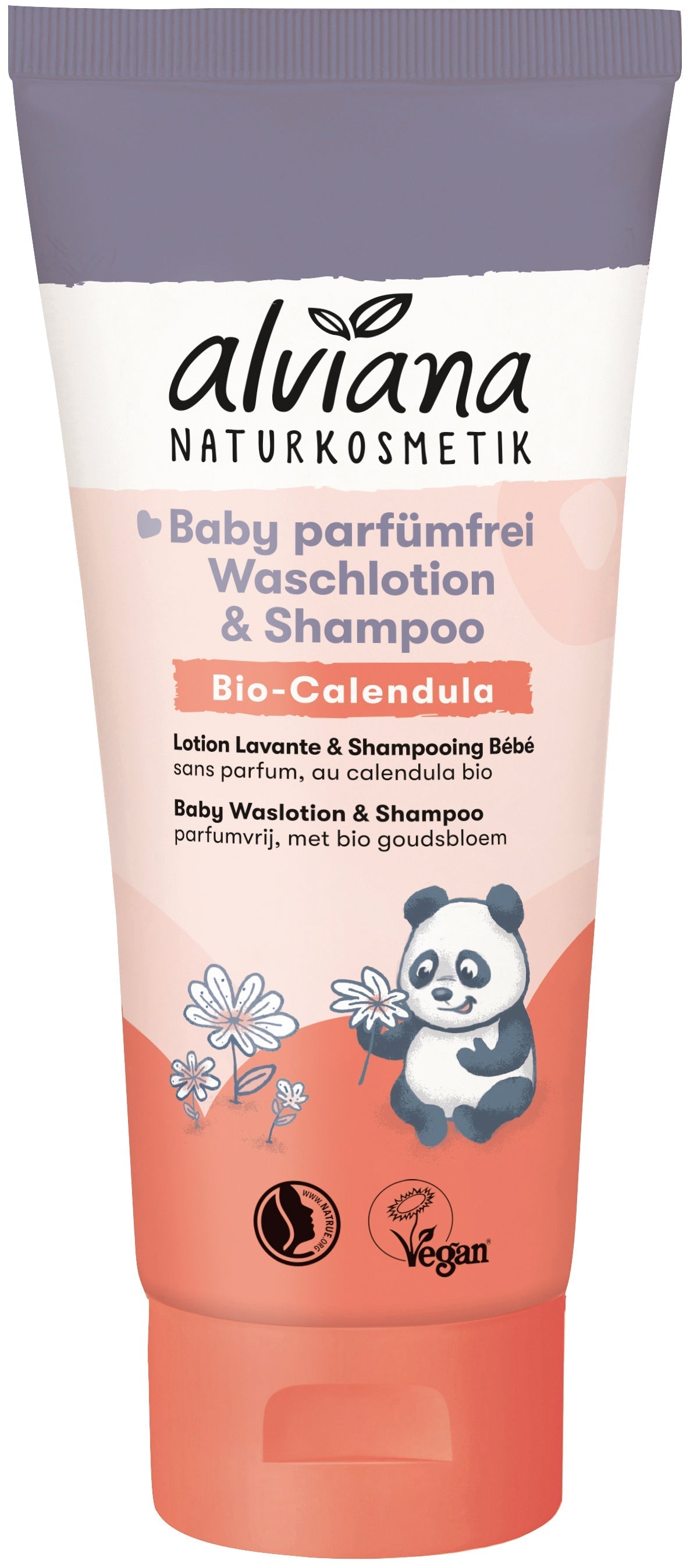 Lotion Lavante & Shampooing Bébé - 200 ml - Alviana