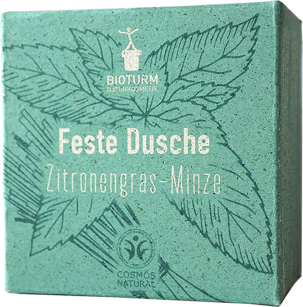 Gel Douche Solide Citron & Menthe - 100 g - Bioturm