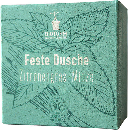 Gel Douche Solide Citron & Menthe - 100 g - Bioturm